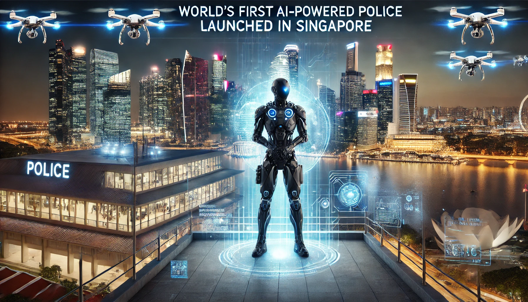 World’s First AI-Powered Police Force Launched in Singapore: A Revolutionary Step in Law Enforcement